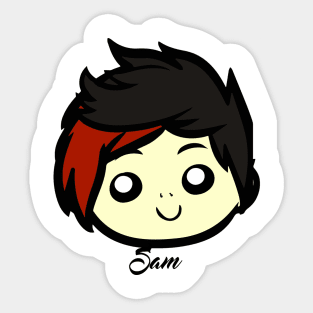 Sam Cartoon Sticker